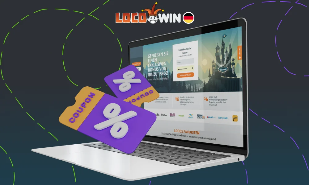 Der Locowin Promo-Code aktiviert fantastische Willkommensboni